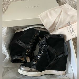 Jimimy Choo wedged sneakers
